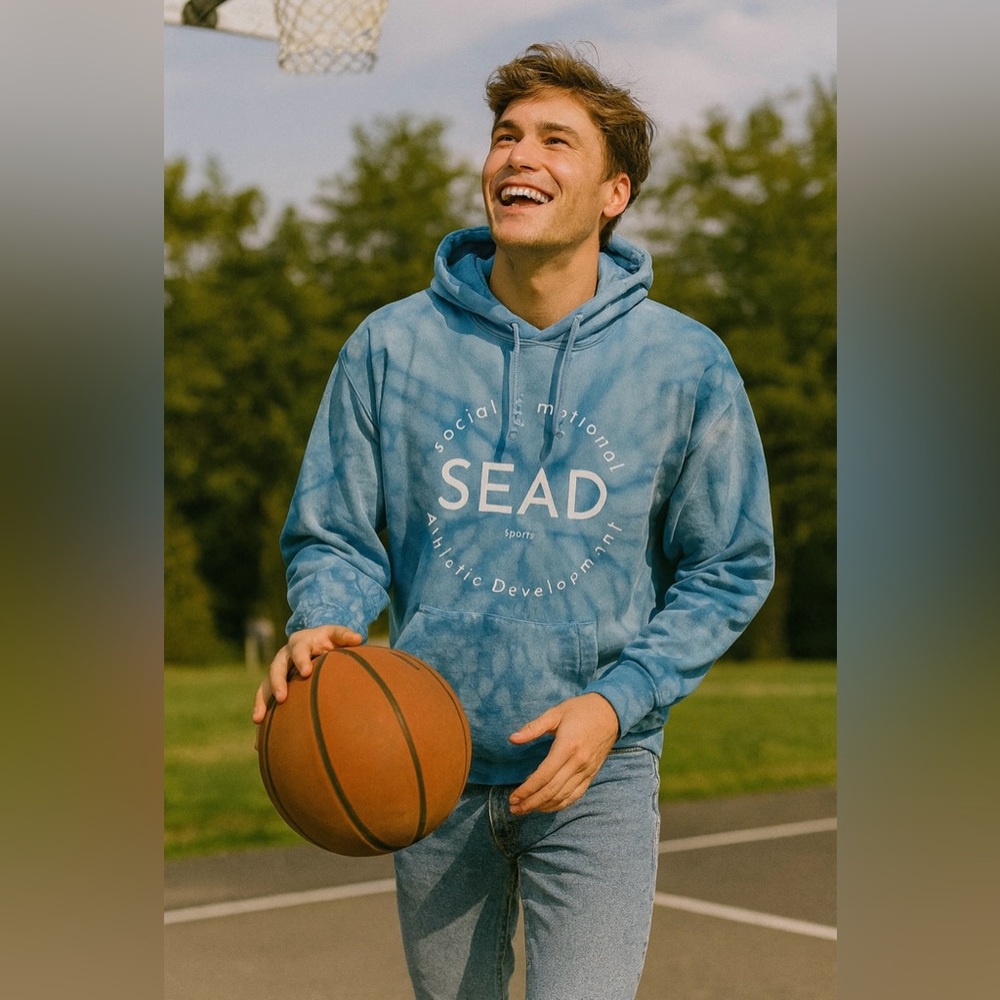 colortone Blue Tie-Dye SEAD Hoodie - Picture 12 of 12
